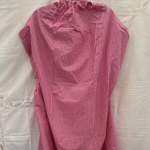 Pottery Barn Kids Gingham Fitted Crib Sheet NWT